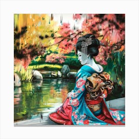 Geisha Canvas Print