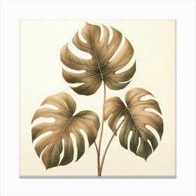 Monstera Leaf 5 Canvas Print