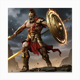 Spartan Warrior 6 Canvas Print