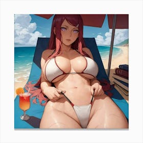 Sexy Anime Girl 2 Canvas Print
