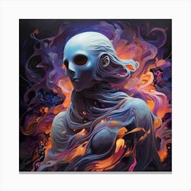 'The Skeleton' Canvas Print