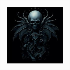 Demon Skull 3 Canvas Print