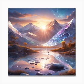 Landscape Painting 3 Canvas Print