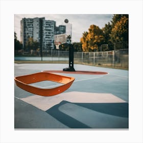 Basketball Court 3 Canvas Print