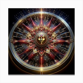 Sun Wheel Canvas Print