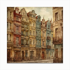 Old Town In Prague Canvas Print