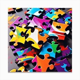 Hole puzzled 2 Canvas Print