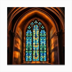 Stained Glass Window 1 Canvas Print