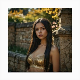 Golden Girl Canvas Print