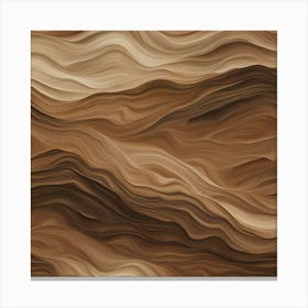 Wavy Texture Canvas Print