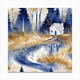 House In The Woods 5 Canvas Print