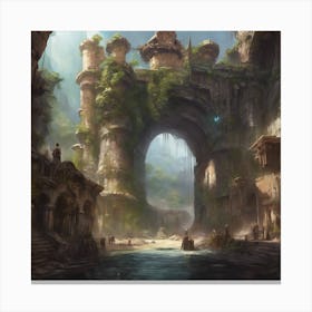 Fantasy Castle 89 Canvas Print