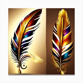 Fantasy Art: Phoenix Feather Canvas Print