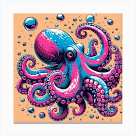 Octopus 3 Canvas Print