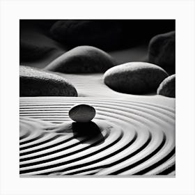 Zen Sand 1 Canvas Print