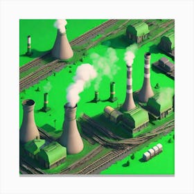 Industrial Scene 1 Canvas Print