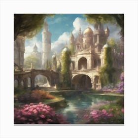 Fairytale Castle 15 Canvas Print