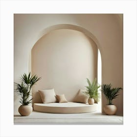 Arched Window 2 Canvas Print
