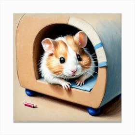 Hamster House 1 Canvas Print