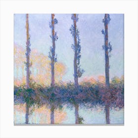 The Four Trees (1891), Claude Monet Canvas Print