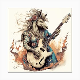 Unicorn Rocker Canvas Print