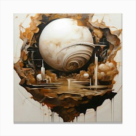 'Alien City' Canvas Print