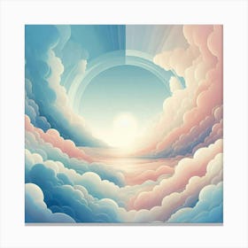 Abstract Clouds 8 Canvas Print