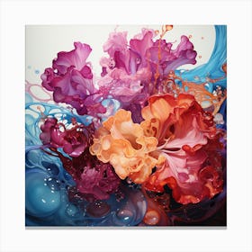 Xhl7071 Flower Art By Tom Levin Watercolor On Canvas In The Sty 35d37bb4 3855 40bc Afda Bd9041d0c071 Canvas Print