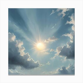 Cloudy Sky 1 Canvas Print