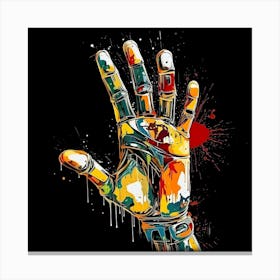 Robot Hand Canvas Print