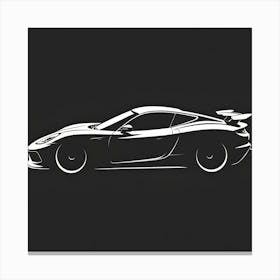 a sports car 1 Canvas Print