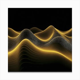 Wave Pattern - Wave Stock Videos & Royalty-Free Footage Canvas Print