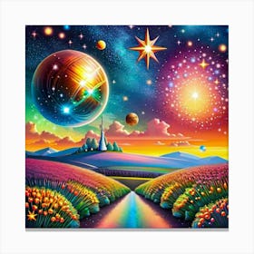 Intergalactic Starshine Canvas Print