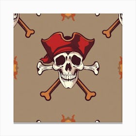 Pirate Skull And Crossbones Stampe su tela