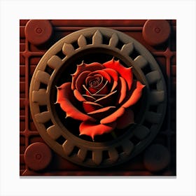 Red Rose 1 Canvas Print