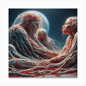 'Blood Of The Dead' 1 Canvas Print