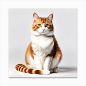 Orange Tabby Cat Canvas Print