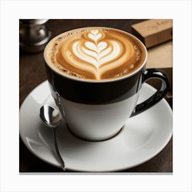 Coffee And Books Canvas Print