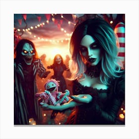 Spooky Night Canvas Print