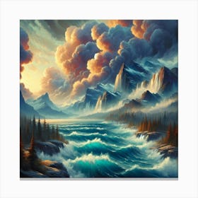 Tempestuous Beauty 8 1 Canvas Print