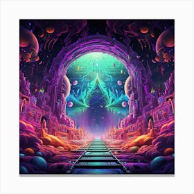 Psychedelic Painting 1 Canvas Print