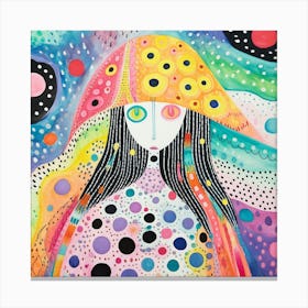 Rainbow Girl Canvas Print