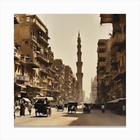 Cairo, Egypt - Cairo Stock Videos & Royalty-Free Footage Canvas Print