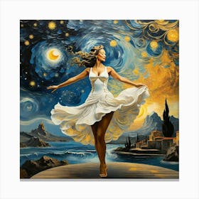 Starry Night 1 Canvas Print