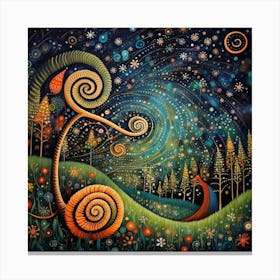 Starry Night 6 Canvas Print