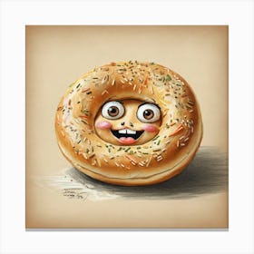 Bagel 4 Canvas Print