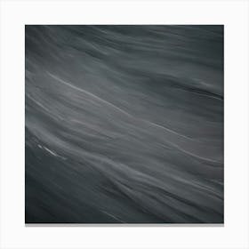 Abstract Black Water Canvas Print