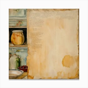 'The Kitchen' Canvas Print