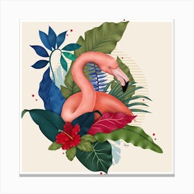 The Flamingo I Canvas Print