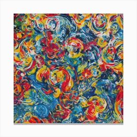 Abstract Swirls Canvas Print